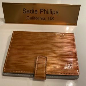 Pre loved Louis Vuitton Epi PM agenda/planner